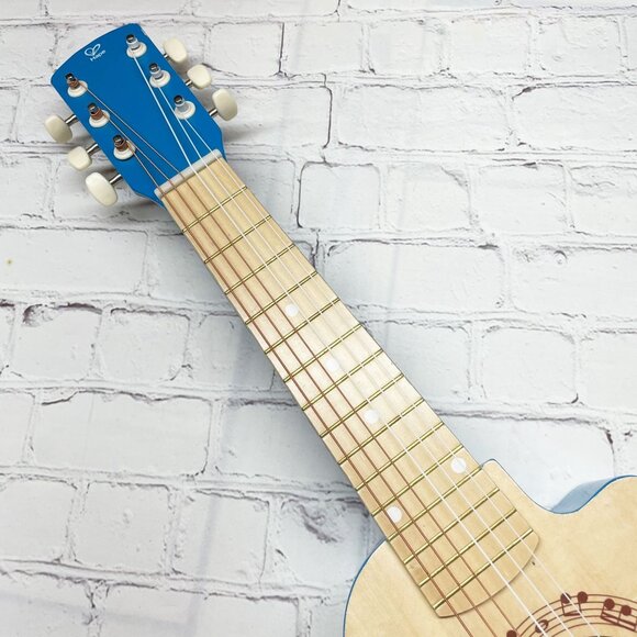 Hape Toys Blue Lagoon 26 in. Guitar Pre-School / Toddler Age 3+ Lightweight Wood - Picture 3 of 12